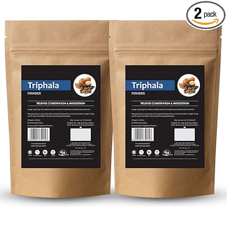 Herb Essential Triphala Churna - Quick Relief from Constipation- 100g (Pack of 2)
