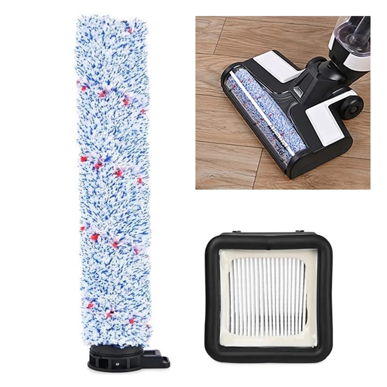 Amazon.co.jp: ラグマイクロファイバーローラーブラシフィルターセット