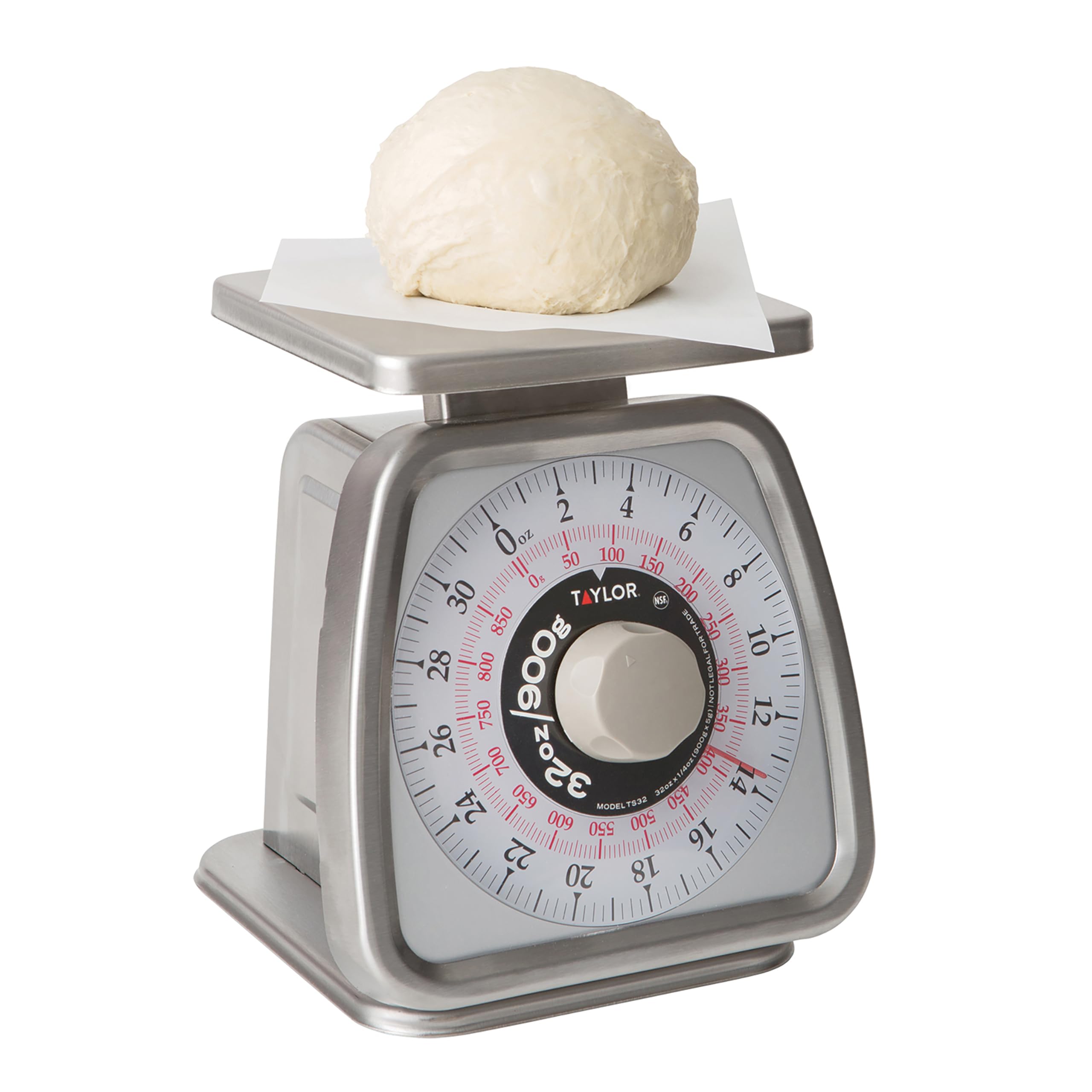 Taylor TS32 Mechanische Portionskontrolle Küchenwaage, Universal, Silber