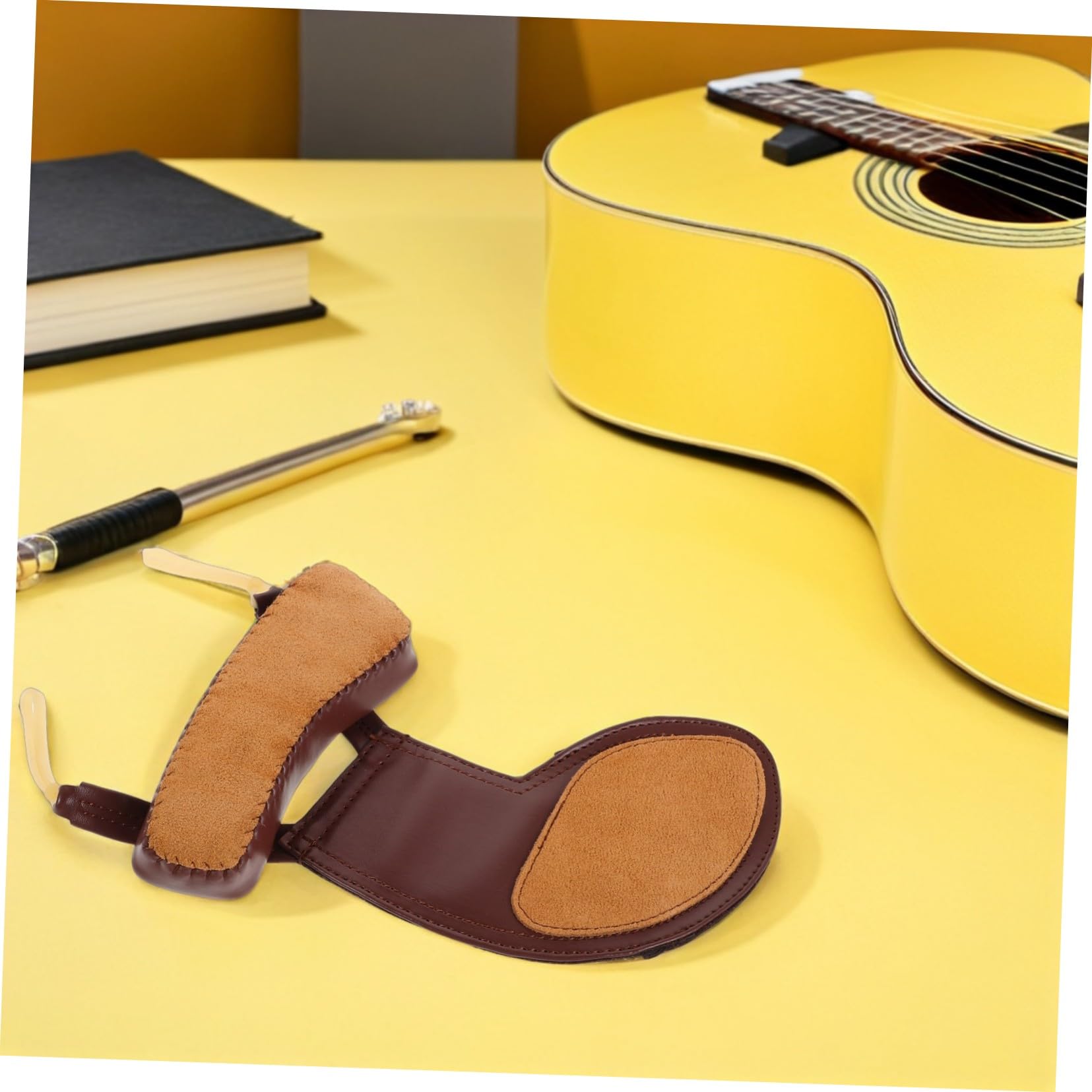 minkissy 2piezas Accesorios para Violín Almohadillas Cómodas de Algodón y Piel de Oveja para Ejecución Estable Fácil de Limpiar para Practicar Casa o Clases de Música