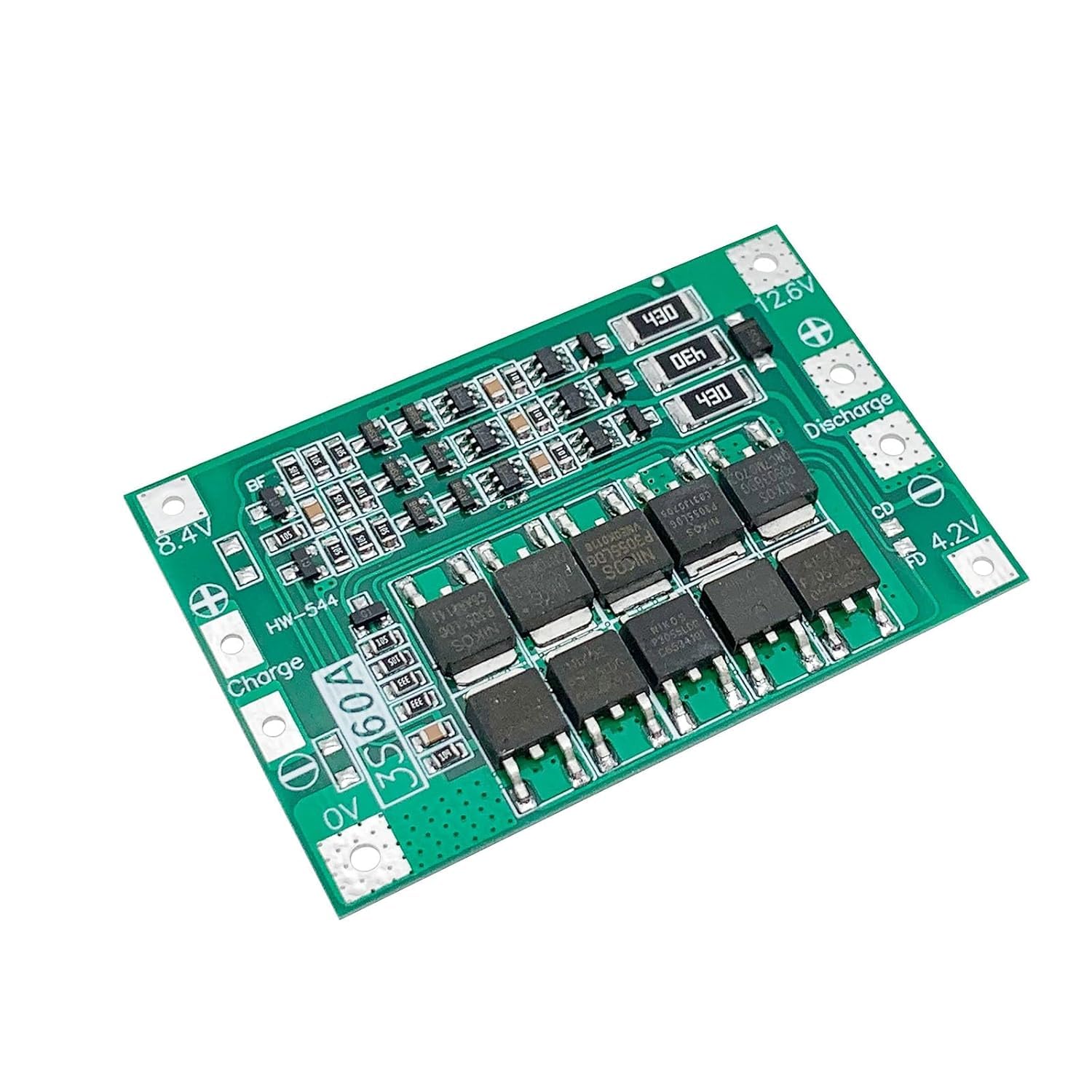 QBM 3 Series Battery Protection Board, 11.1V-12.6V BMS PCM, for 18650 Lithium Batteries (60Amp BP360)-image-1