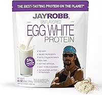 Vista 12 de JAYROBB Proteína de clara de huevo sin sabor, 24 onzas, bolsa de 1.5 libras