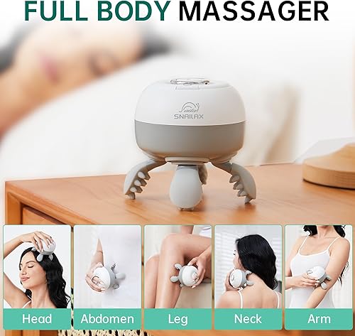 Miniatura 4 de Masajeador eléctrico para el cuero cabelludo, masajeador de cabeza inalámbrico para el crecimiento del cabello, estrés, relajante, rascador de