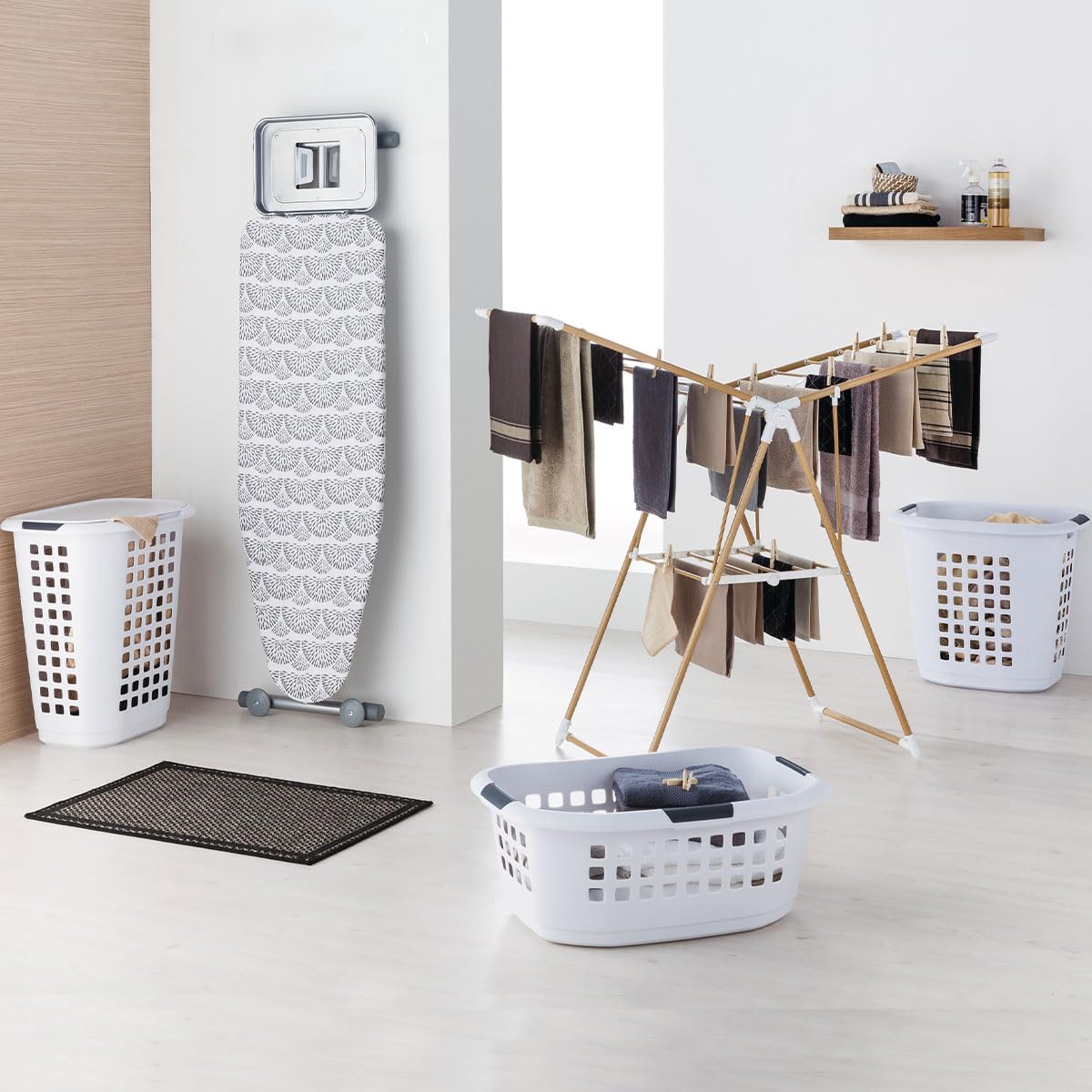 5 five simply smart 5five - étendoir à Linge Pliant Pont 13m bara Effet Bois