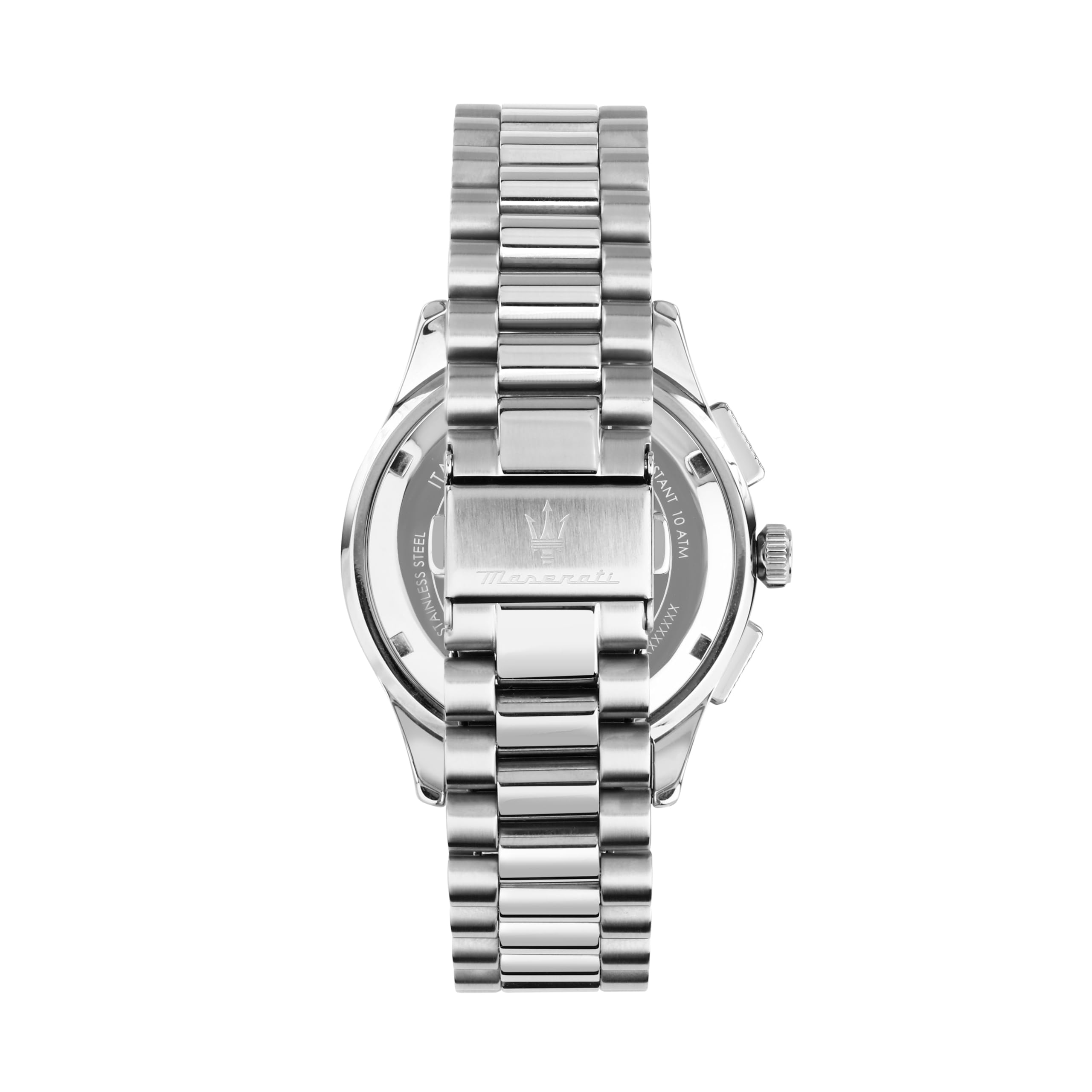 Maserati Orologio Uomo, Cronografo, Analogico, 42 mm, Collezione SORPASSO, Lucido e Satinato