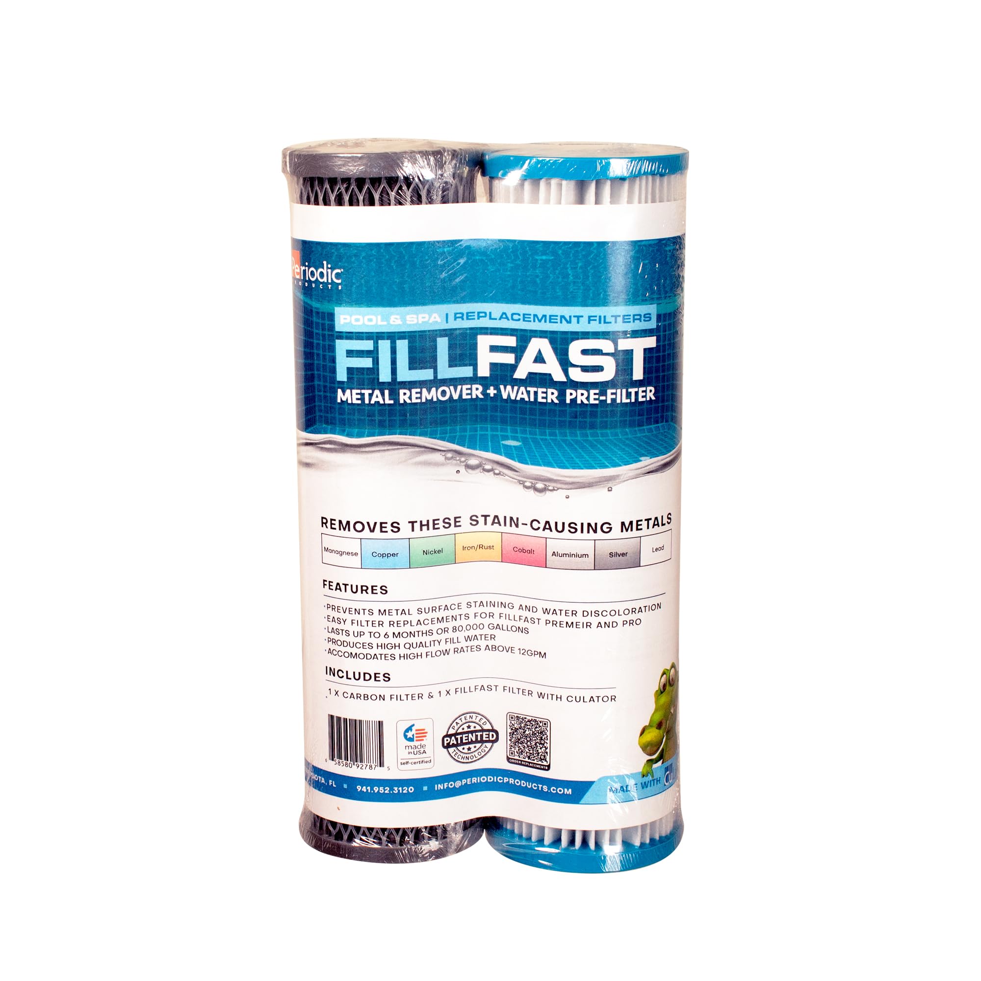 Periodic Products FillFast Pool & Spa Metal Removing Replacement Filters