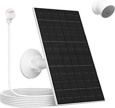 Zivif 7W Solar Panel for Google Nest Cam Battery Version, Solar Charger with Google Nest Charging Port, IP66 Waterproof, 360 Adjustable Mount, 7.2ft Cable