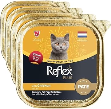Reflex Plus Pate Yavru Kedi Konservesi 85 Gr 4 paketi