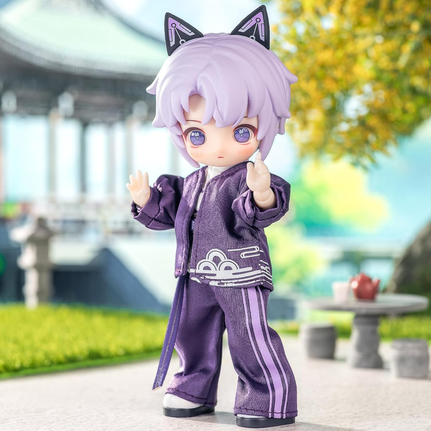 CALEMBOU BJD Blind Box, 1/12 Cute NAGI Study Tour Series BJD Doll, 5.5 Inches Collectable Action Figure for Birthday Gifts(1PC)