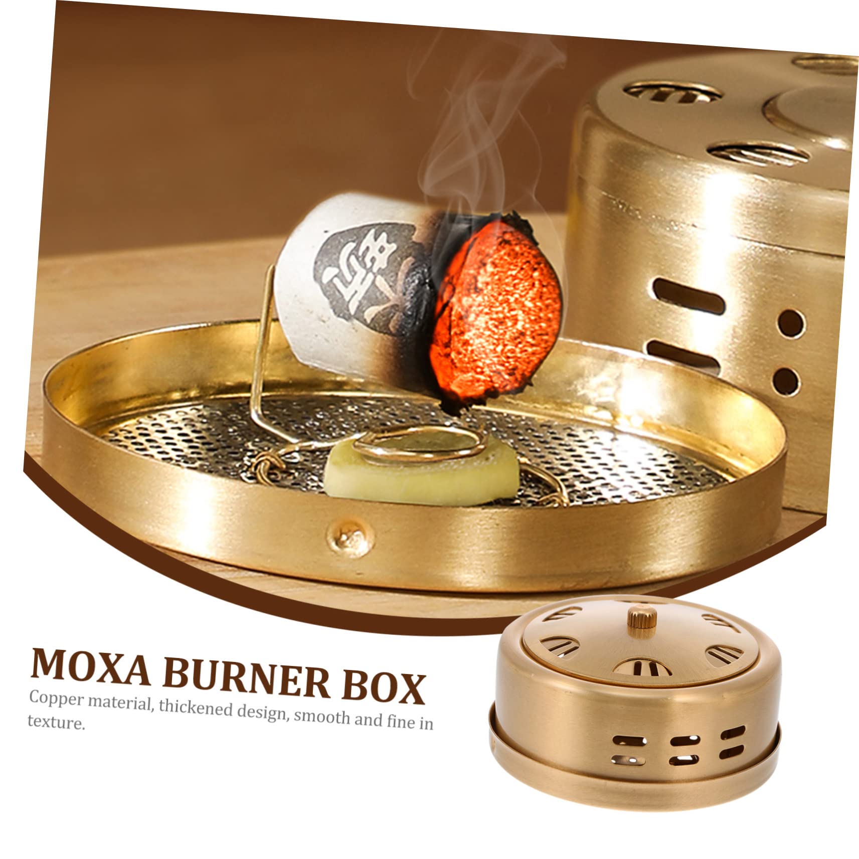 FRCOLOR 3 Pcs Moxibustion Box Moxibustion Holder Moxa Burner Case Therapy Massager Tool Creative Massager Tool Body Moxibustion Pot Moxa Stick Container Moxa Burner Container Moxa Tank