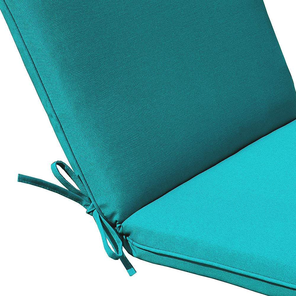 sewker Outdoor Adirondack Chair Cushions Patio, Indoor High Back Chair Cushion - Set of 2 Teal