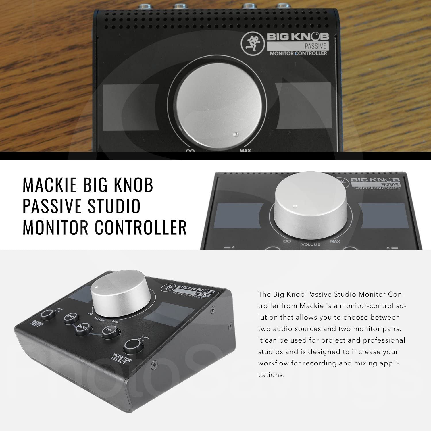 Amazon.co.jp: Mackie Big Knobパッシブモニターコントローラーと