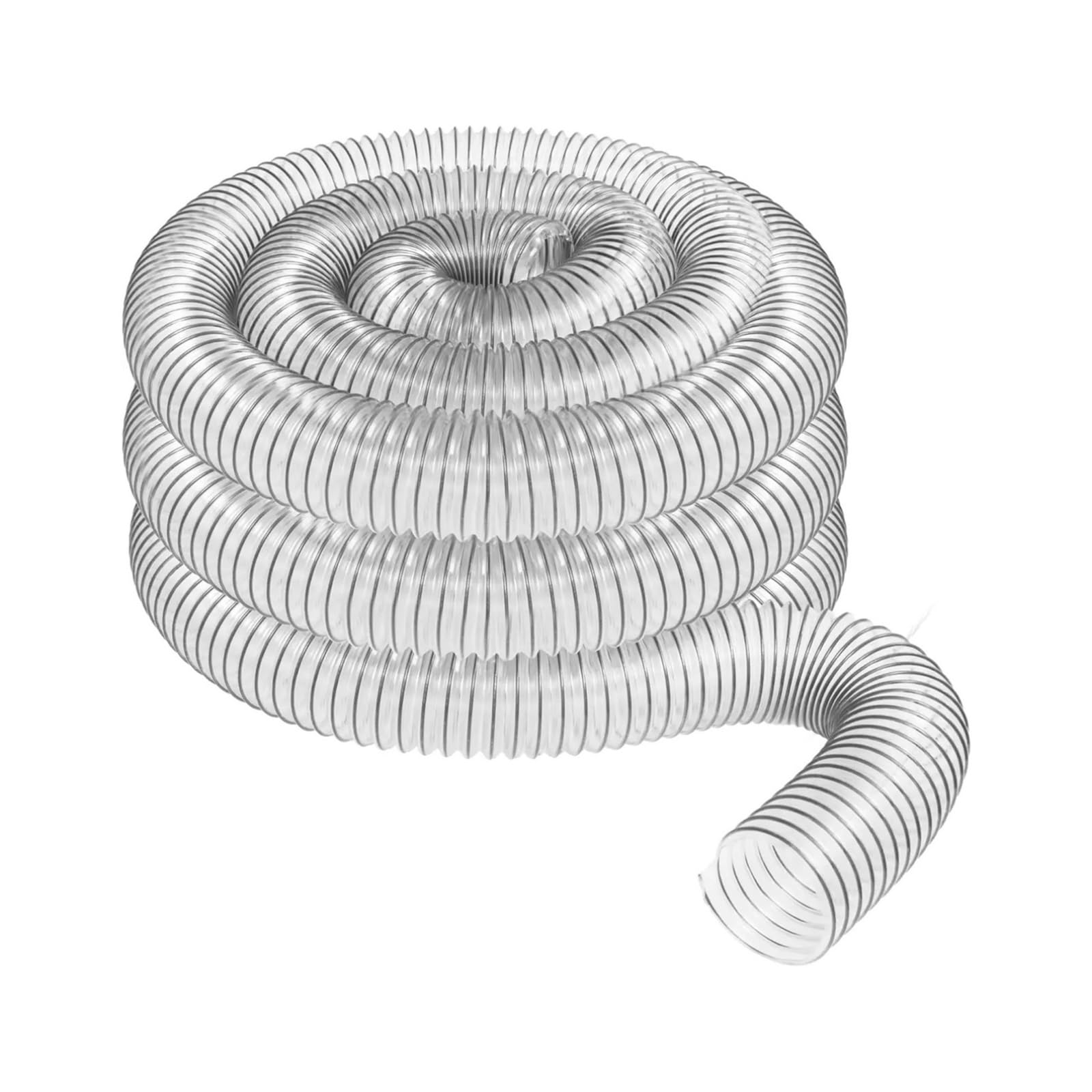 HIZON 50 mm PVC-Schlauch for Staubsauger, industrielle Staubabsaugung