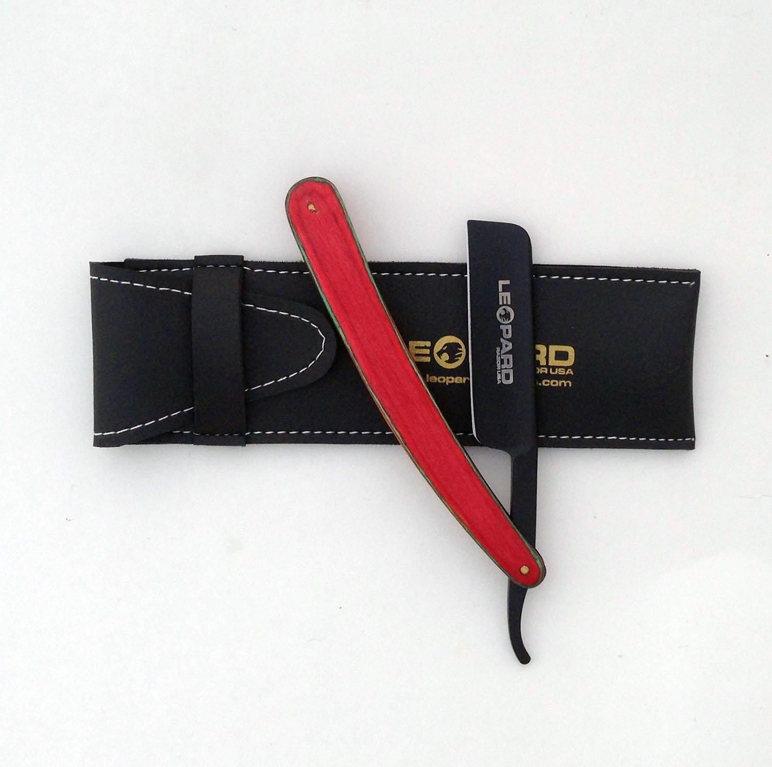 Shave Ready Razor Straight Cut Throat Shaving Razor Straight Shaving Razor Shavette Hand Made High Carbon Steel Black Blade Wood Handle R-622