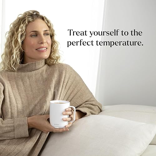 Miniatura 83 de Ember Taza inteligente con control de temperatura, 2, 14 onzas, taza de café calentada controlada por aplicación con duración de la batería de 80