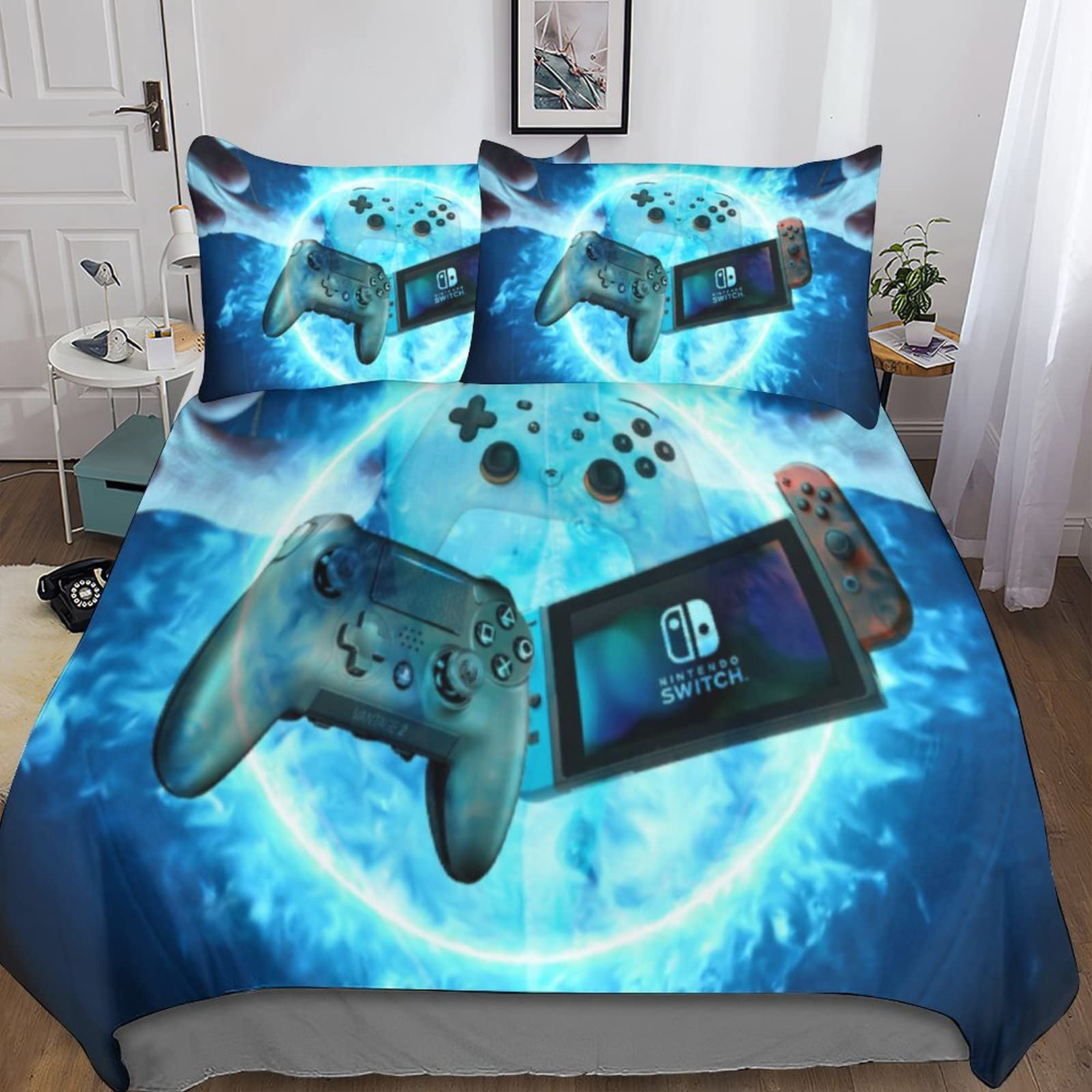 Parure de lit gamer 3D pour transformer la chambre d'un enfant
