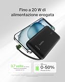 Belkin BoostCharge 10000mAh Power Bank with Integrated USB-C Cable - Black - 2