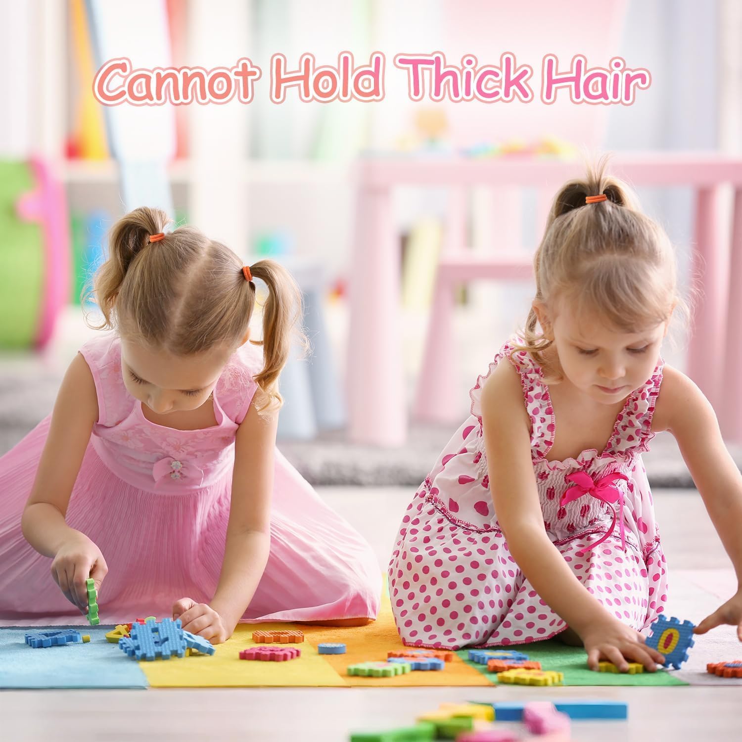 200 Pcs Baby Hair Ties for Thin Hair Ponytail Holder for Newborn Girls, Multicolor Toddler Rubber Bands for Hair 4
