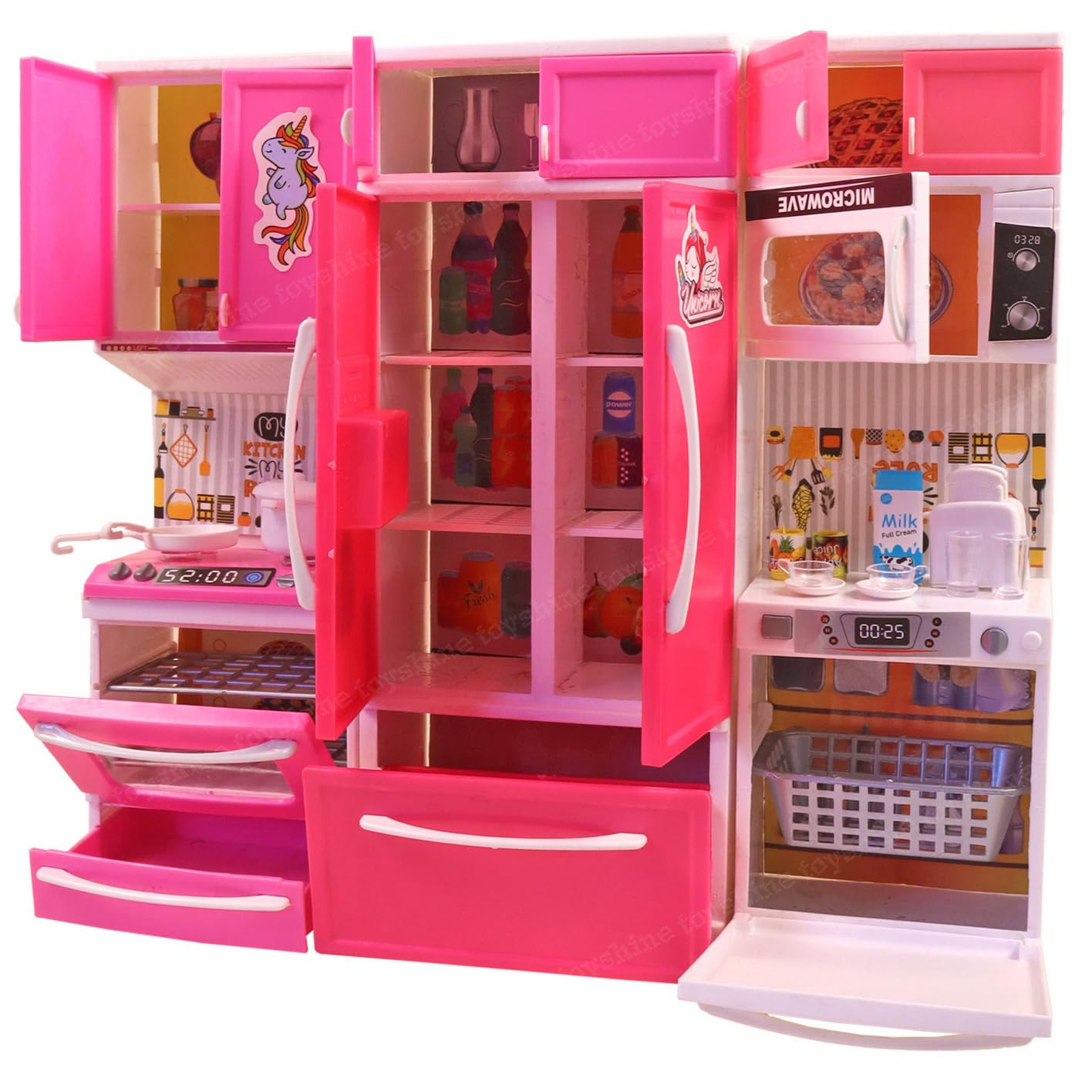 Toyshine Musical 3 Compartments Kitchen Cooking Pretend Accessories Gift Toy Set for Toddlers Girls 3 4 5 6 Year Old (B0CPLT99XQ) Amazon Price History, Amazon Price Tracker