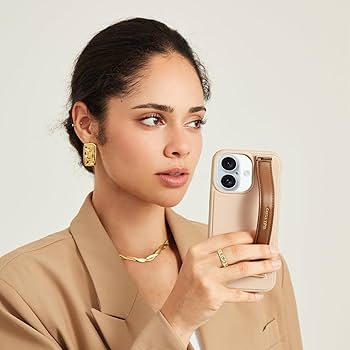 Amazon.com: CUSTYPE for iPhone 16 Case with Adjustable Wristband