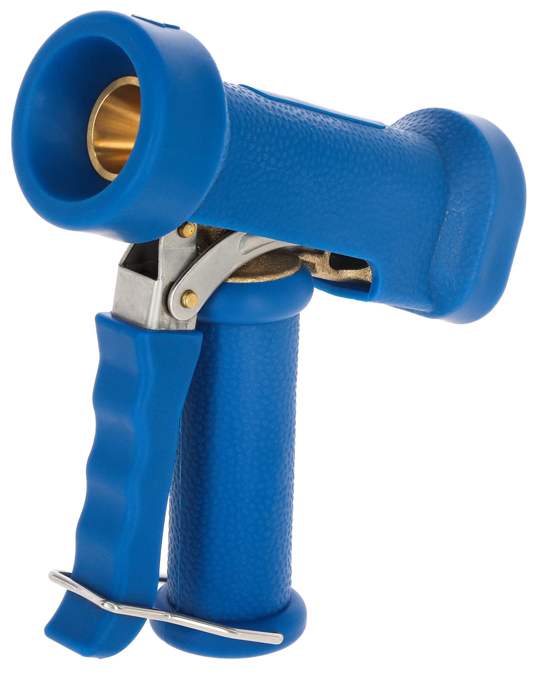 Pistolet de nettoyage Kerbl, douchette, bleu, laiton, acier inoxydable, 14,5 x 5,7 x 16,3 cm, 25 l/min, max. 24 bars, 50 °C, raccord ½", avec jet d'eau réglable en continu
