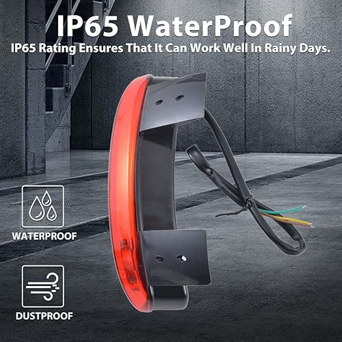 Miniatura 4 de 1 luz trasera de motocicleta con borde de guardabarros trasero cortado, luz de freno LED, luz de freno para placa de matrícula XL 883N 1200N XL1200V