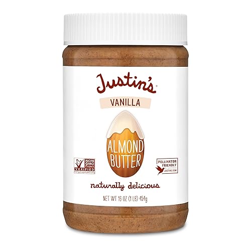 Manteca de Almendra y vainilla Justins 16onzas