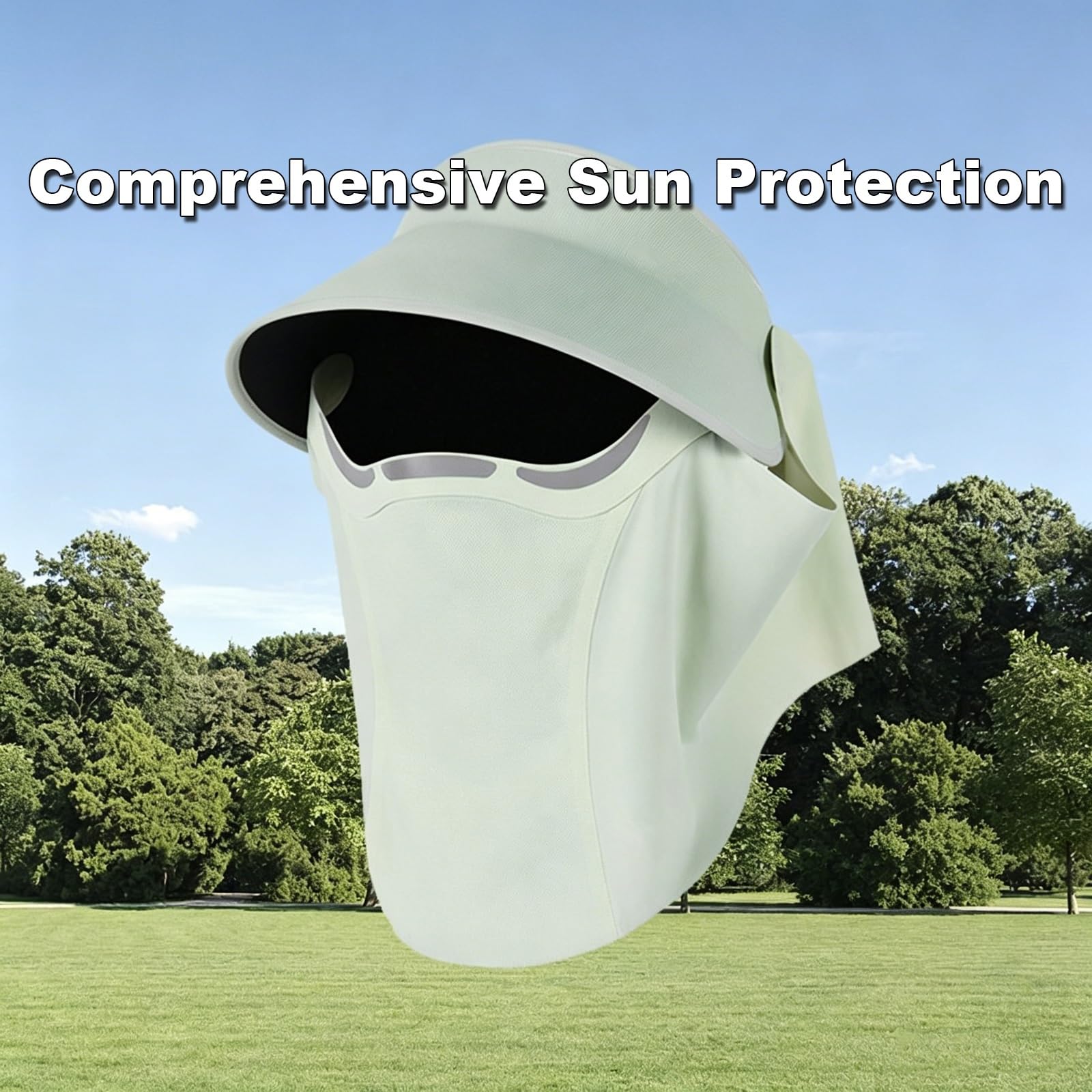 Chapeau de Soleil D'extérieur Élégant (UPF 50+) — Séchage Rapide, Respirant, Protection du Visage et du Cou, Conception Pliable