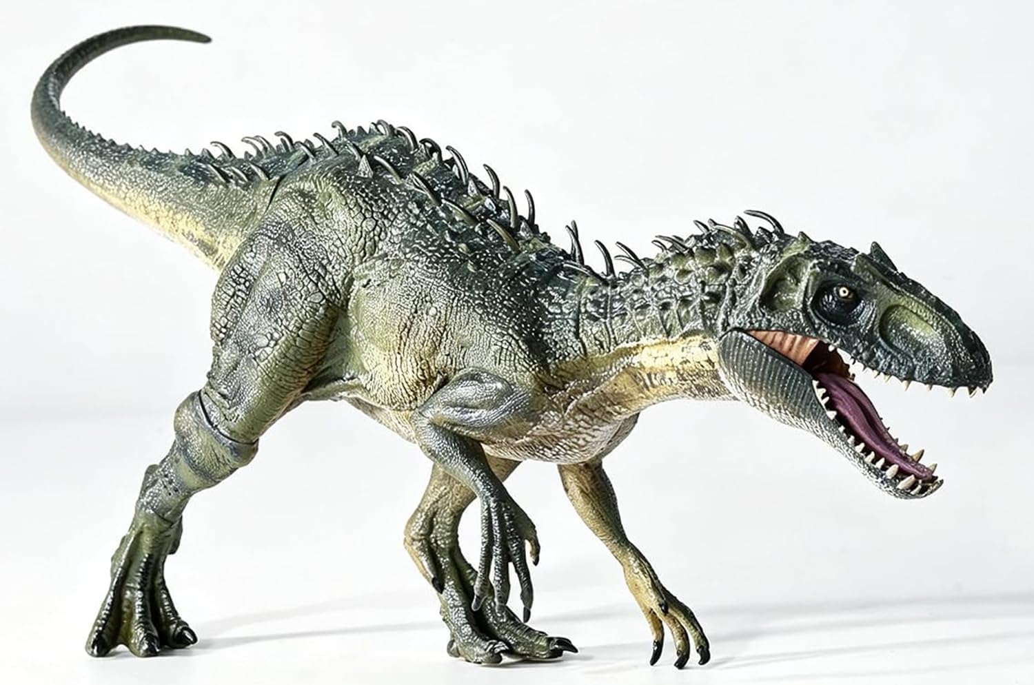 JR PARK Large Realistic Tyrannosaurus Rex Toy, 15.7 inch T-REX Dinosaur Colletion, Kids' Play Dinosaur & Prehistoric Creature Figures with Moveable Jaw, Red, Ages 8+