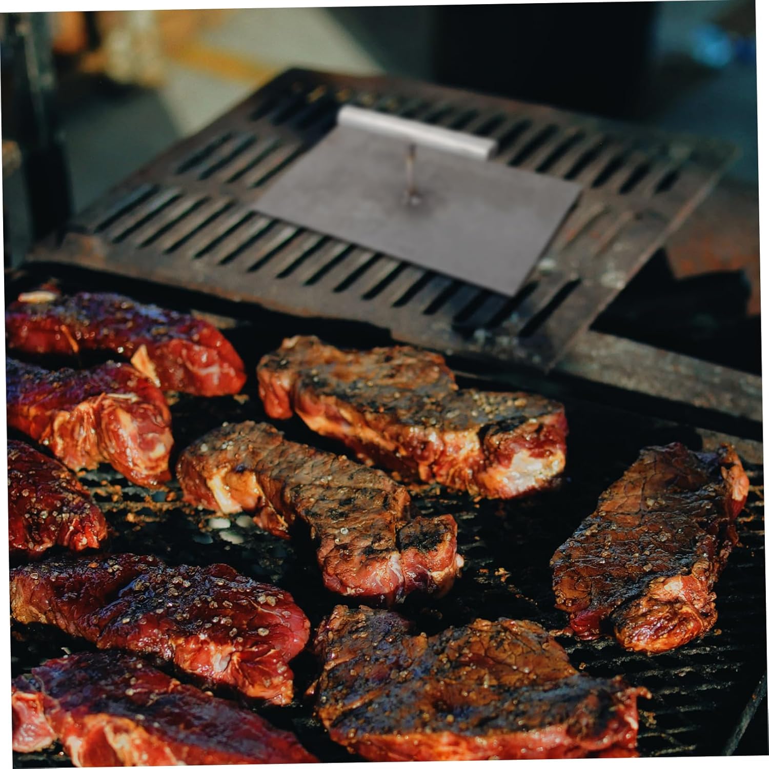 VICASKY 4pcs Burger Press Meat Tool Multi-Function Rectangle Patty Maker for Grilling Easy Use BBQ Press Ergonomic Handle for Stuffed Burgers and Meat Pies