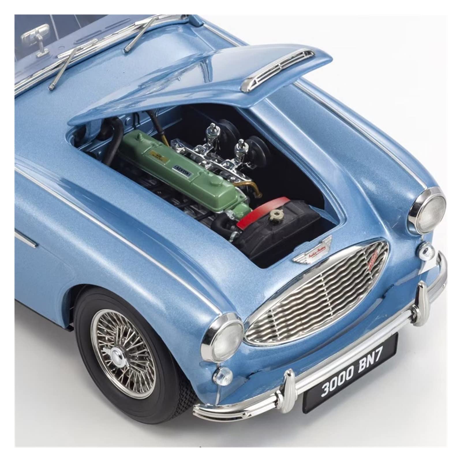 No370 ミニカー1/18箱あり Austin Healey100S 1955 Austin Healey - 1:18 - Display Car Models - KYOSHO RC