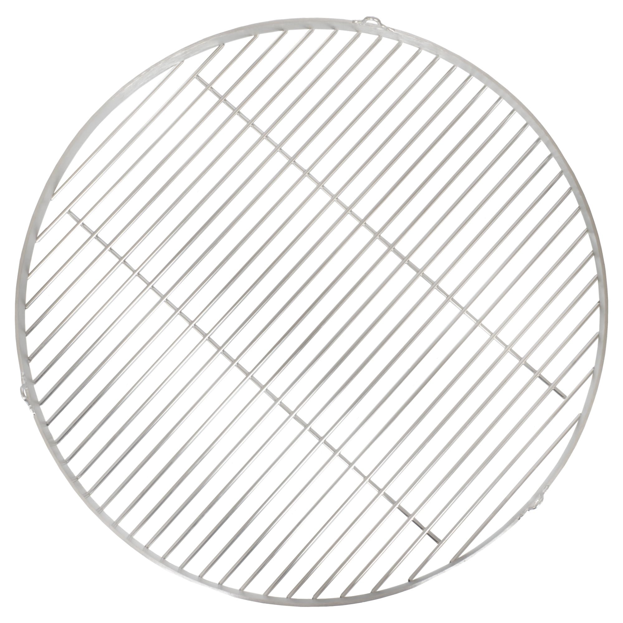 BBQ-Toro Grille en acier inoxydable ronde | Ø 60 cm | Grille suspendue avec corde pour trépied | Accessoire de cuisson extérieur, grille pour barbecue, utilisation en plein air