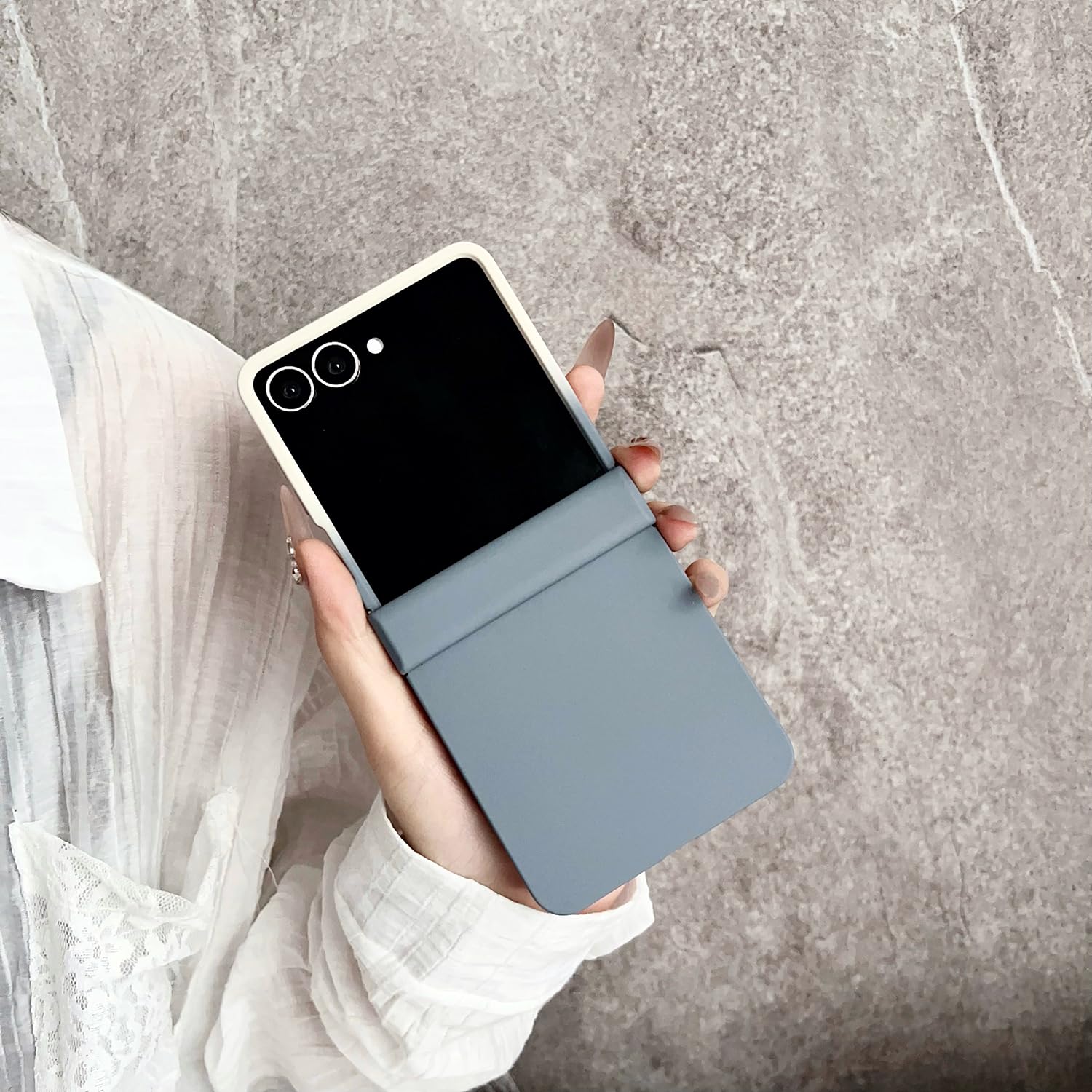 Amazon.co.jp: ケース 【Galaxy Z Flip7専用】グラデーション 超薄 超