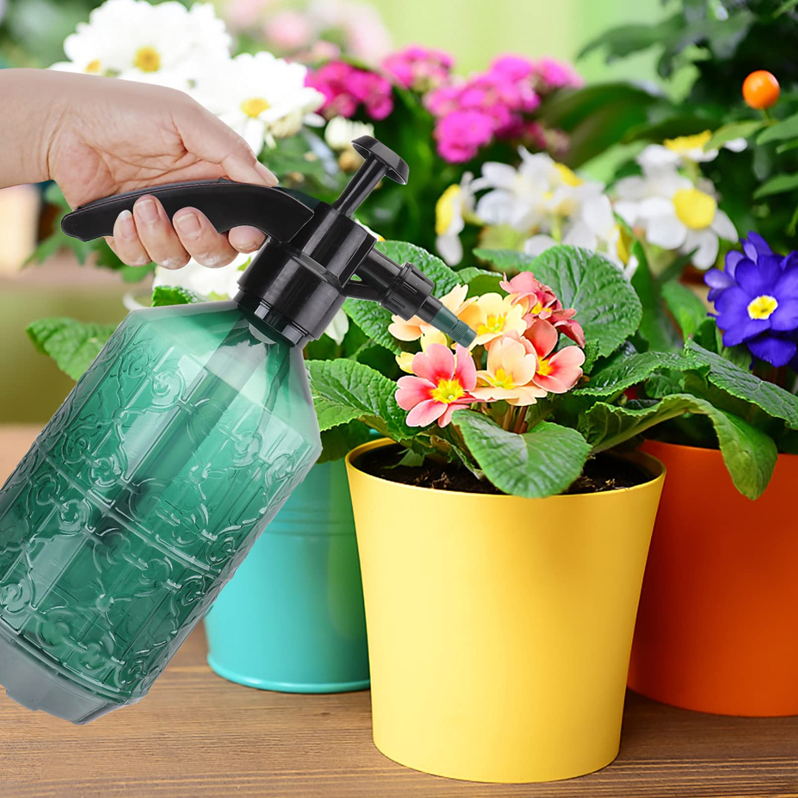 POPETPOP 2pièces Bouteille De Pulvérisation Arrosage Acier Inoxydable Arrosoir à Pression pour Plantes Intérieur