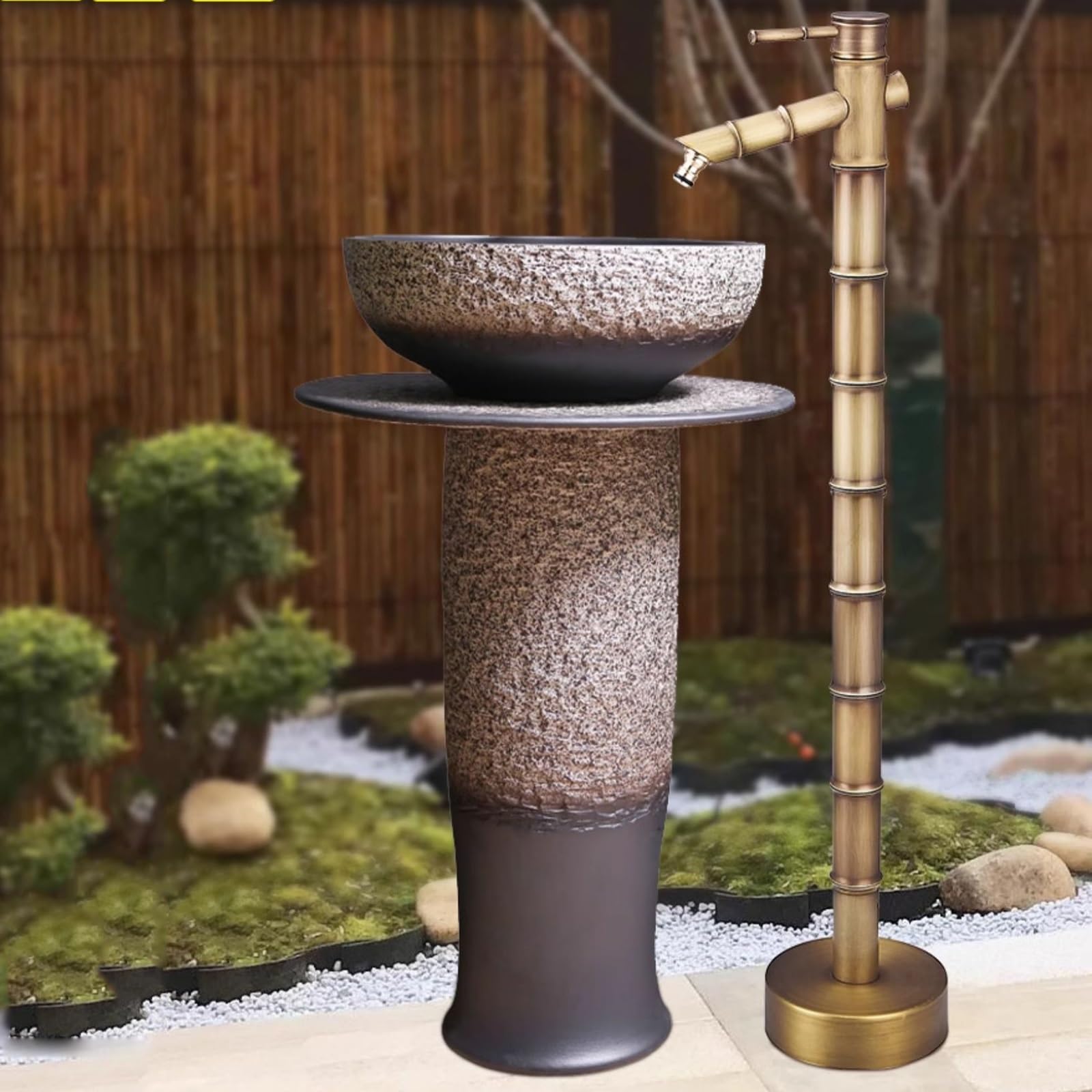Columna de grifo de cobre para exteriores, 13 pulgadas, anticongelante, hidrante de jardín, solución duradera de riego/riego para patios y jardines