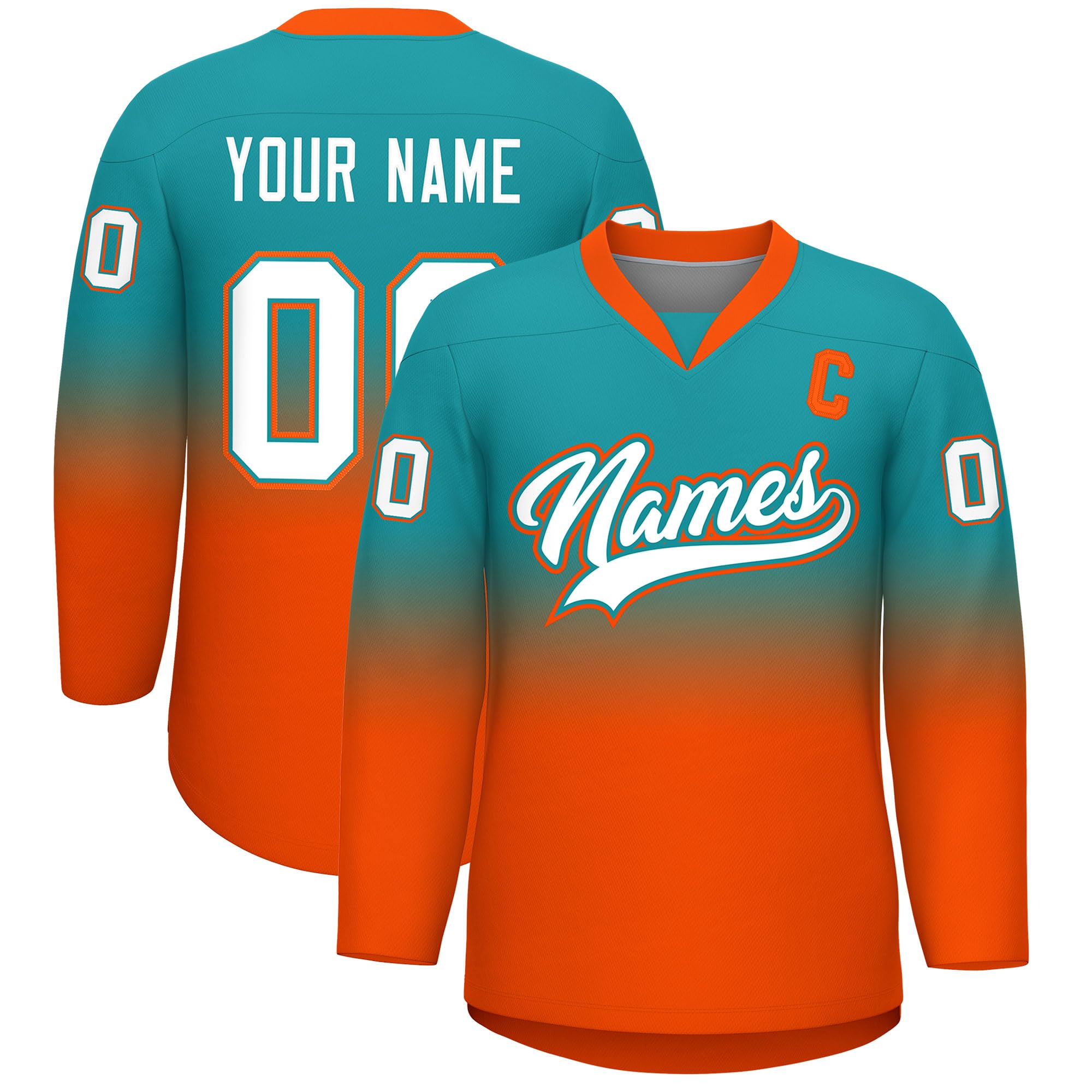 KXK Personalized V-Neck Hockey Jerseys for Men Youth,Custom Hockey Uniform Stitched or Printed Name Number Logo