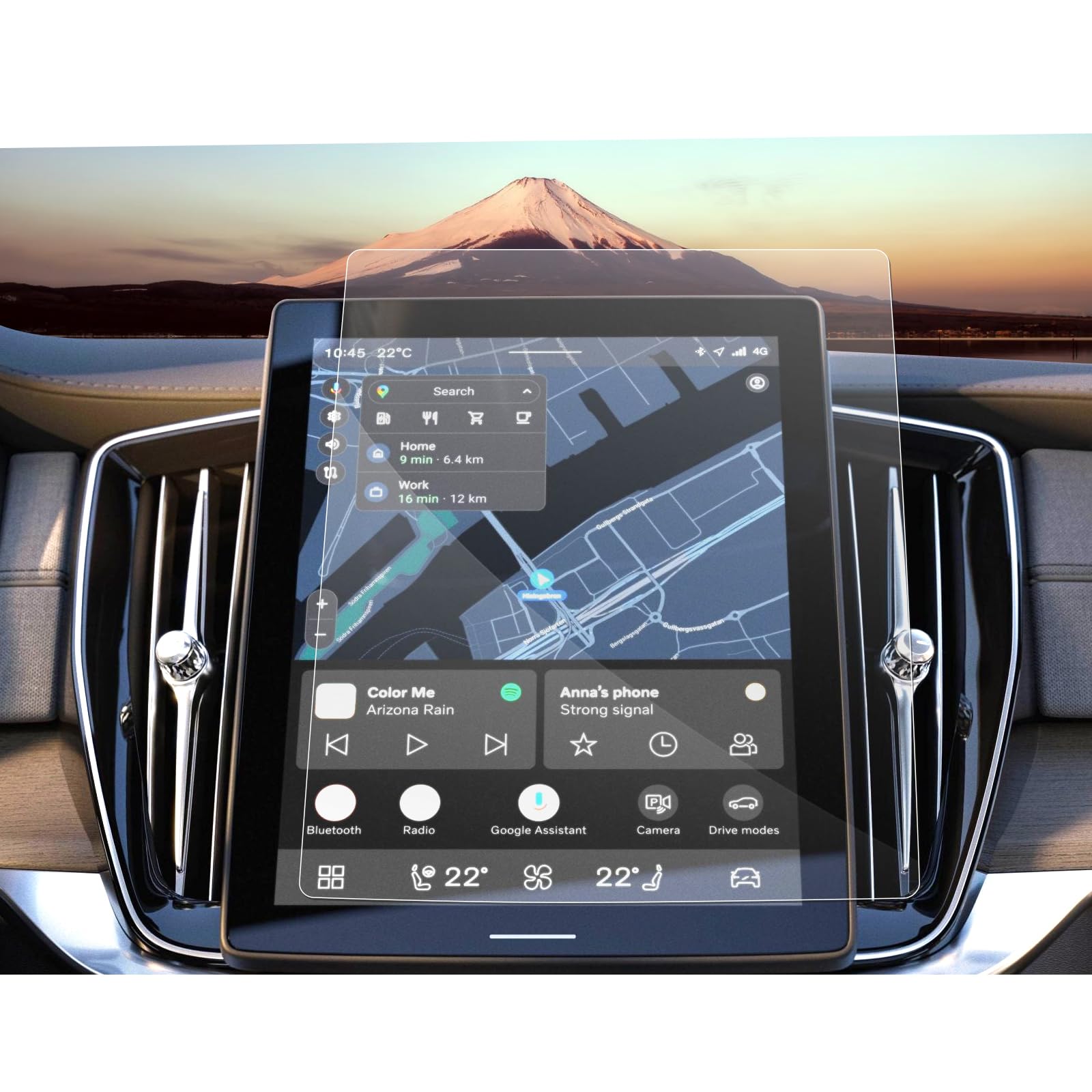 SXCY [2PCS for 2025 Volvo XC90 Accessories 2025 XC90 Screen Protector 11.2 Inch 2025 XC90 Accessories Navigation Display Touch Screen Protector[4H