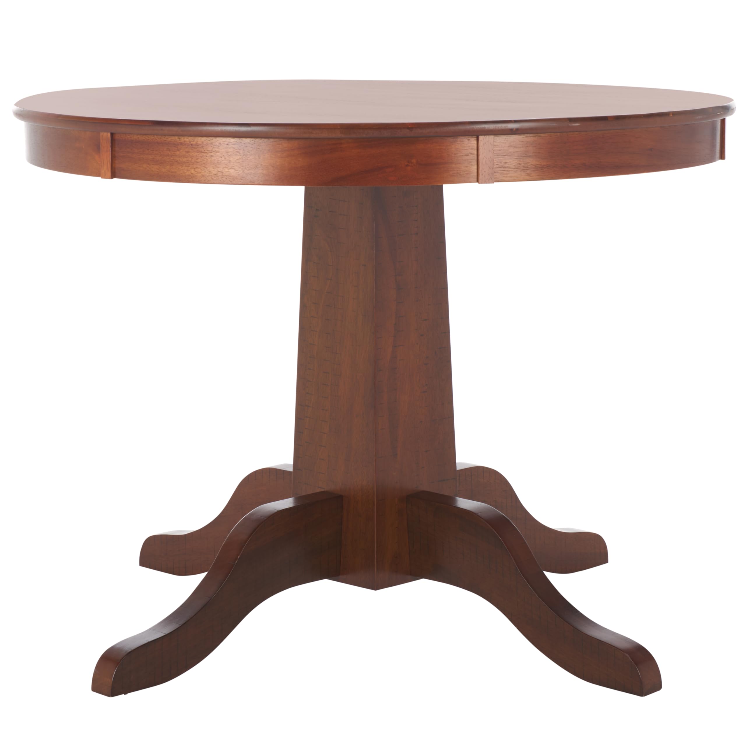 SAFAVIEH Home Collection - Sergio Rustic Cafe Brown Round Dining Table