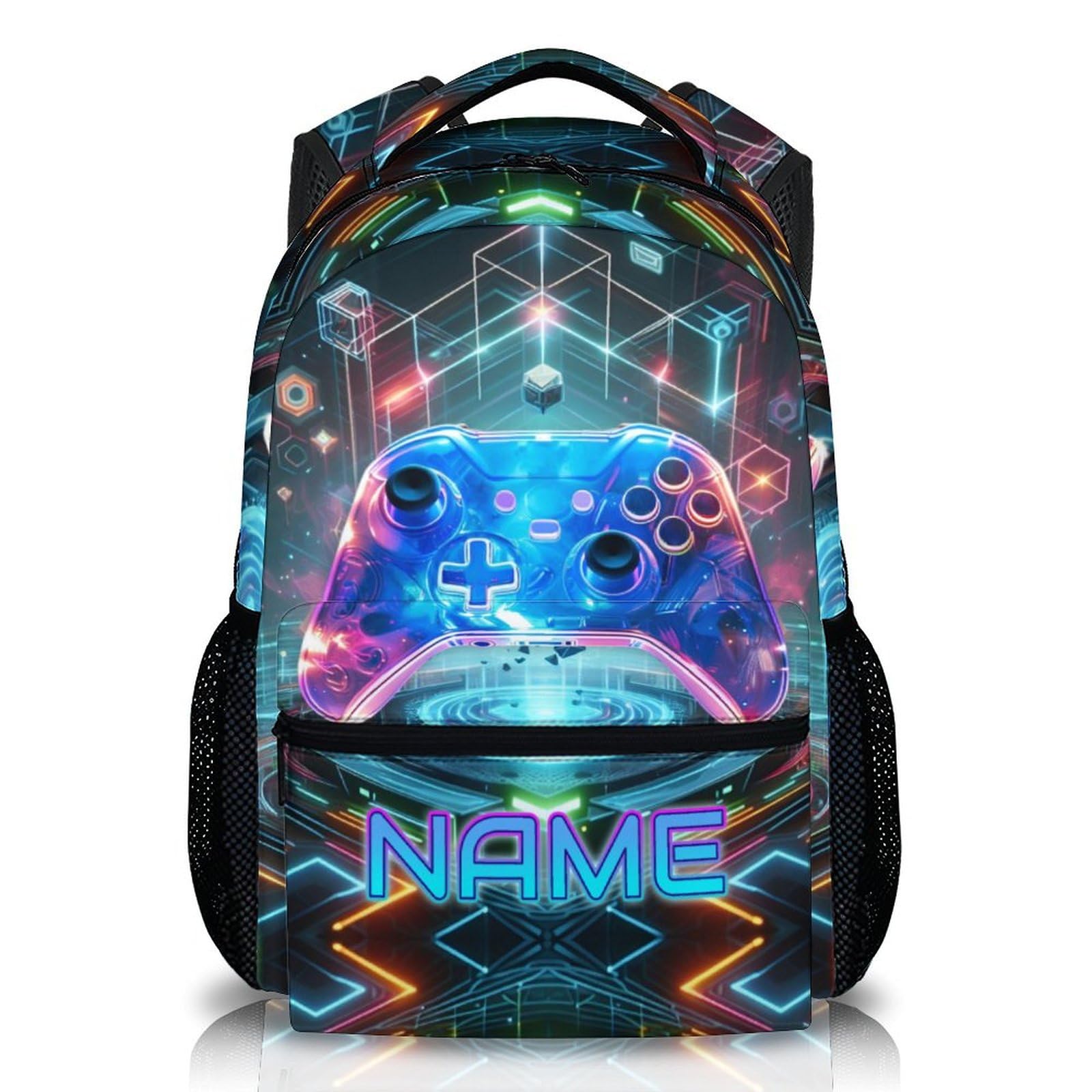 GIHSWE Kids Backpacks for Boys, 17" Back to School Gifts for Kids Children 8-12, Personalized Game Bookbag Supplies with Pockets for Preschool