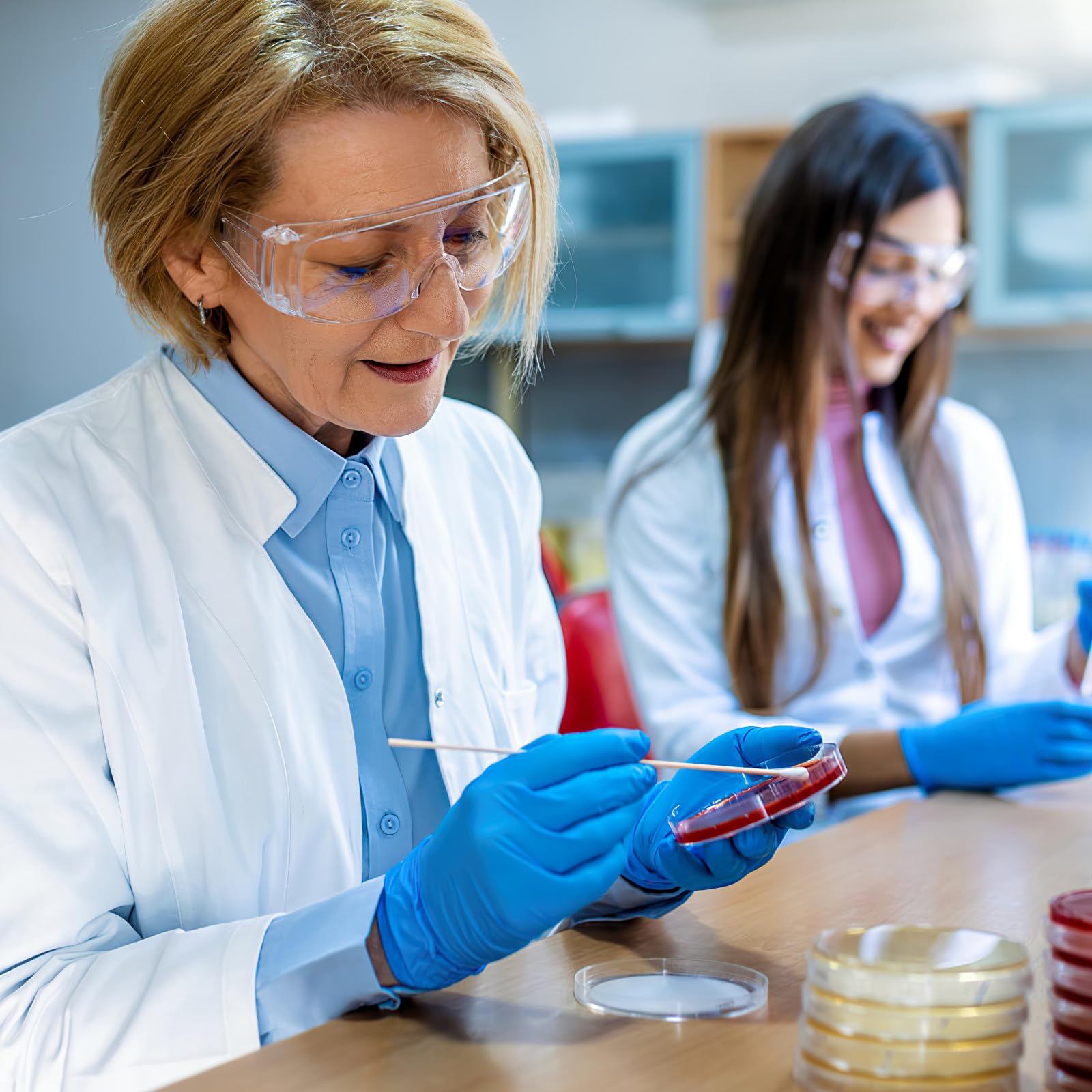 Piastre Petri Agar Nutrienti 7cm Pronte All’uso, 10 Pezzi | Esperimenti di Microbiologia e Scienze Stem, Supporto Didattico per Studenti e Scuola
