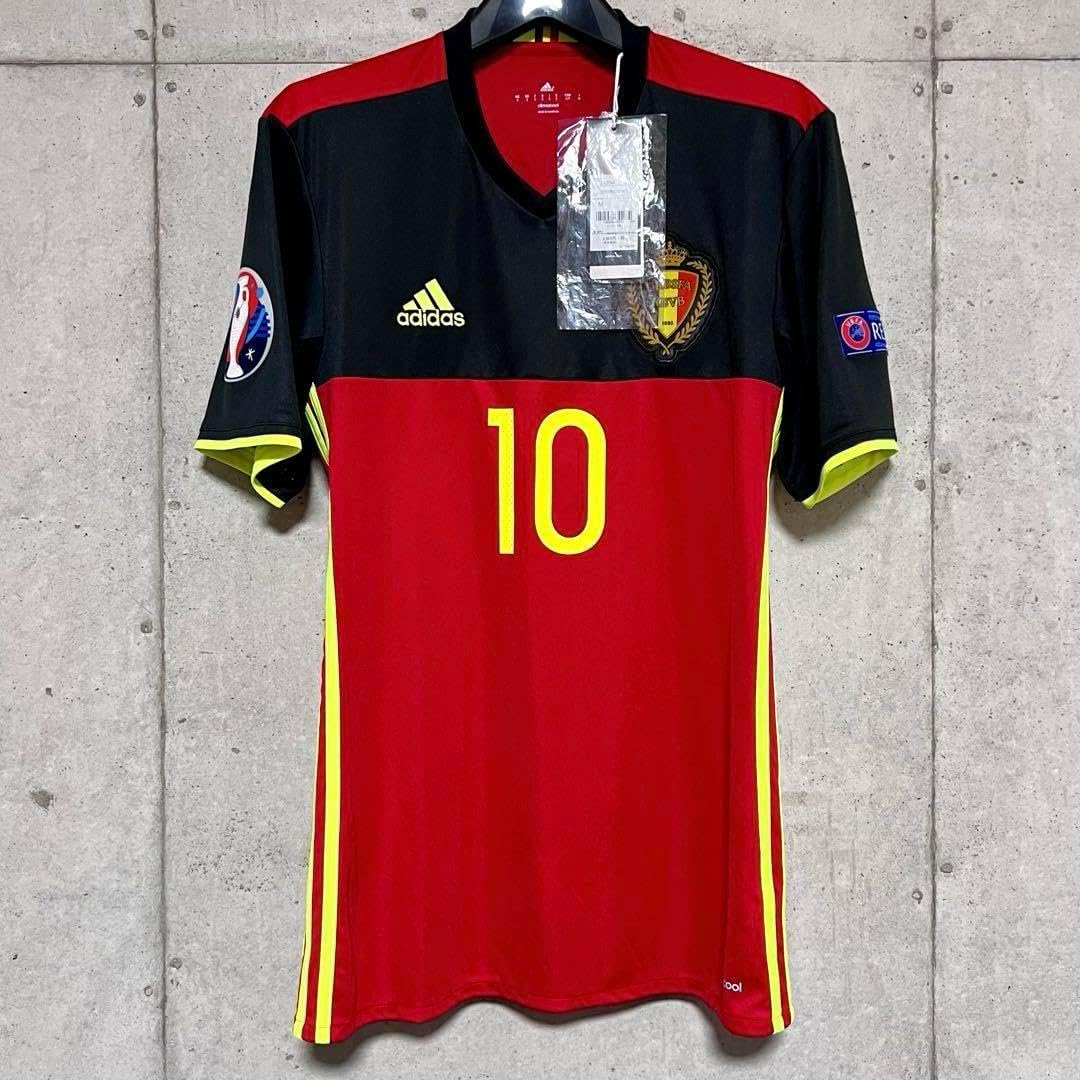 【新品/タグ付き】EURO2016 ベルギー代表 ♯10 アザール【Mサイズ】 新品/タグ付き】EURO2016 ベルギー代表 ♯10 アザール【Mサイズ