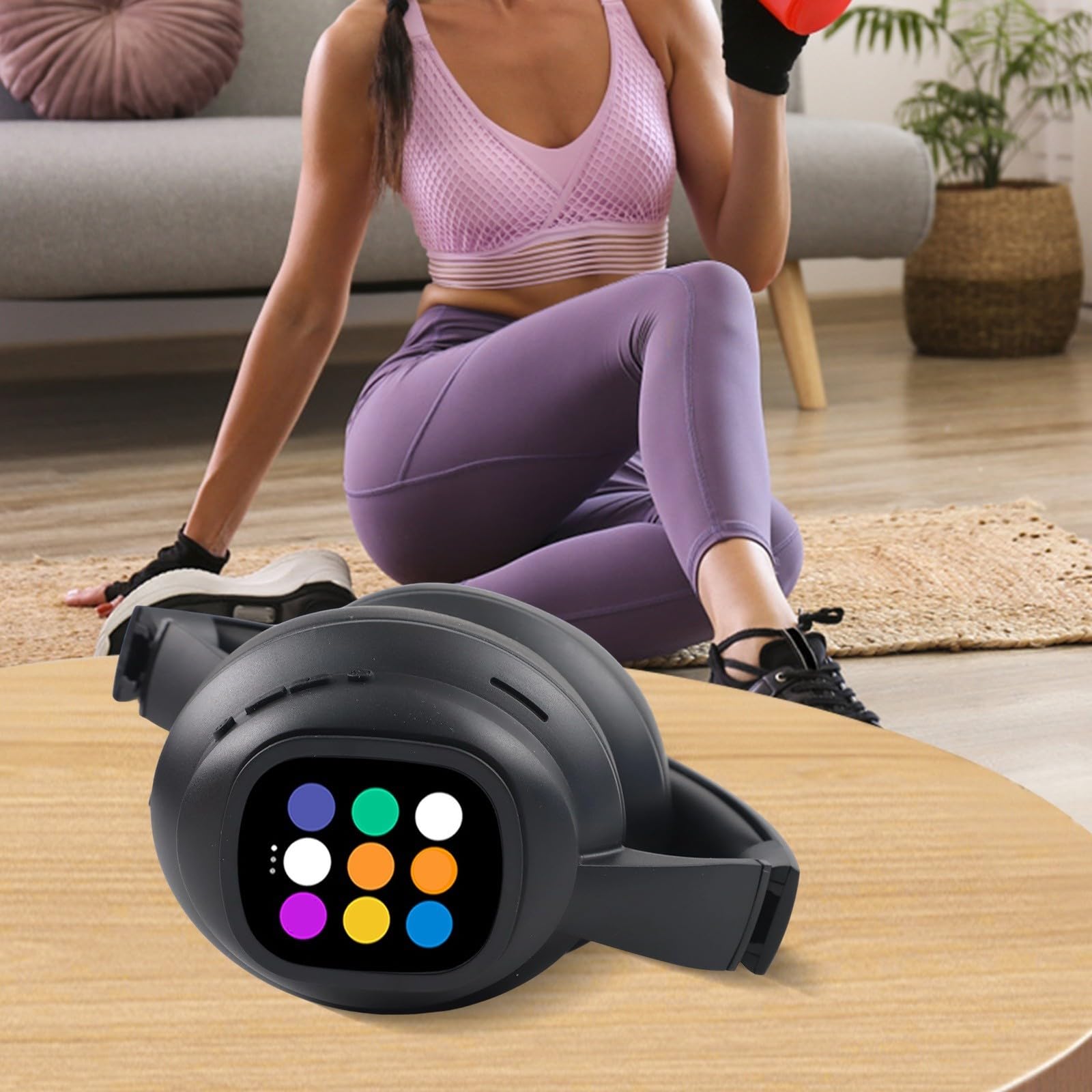 Cuffie di traduzione wireless AI, auricolari V6.0 con schermo LCD staccabile, supporta 169 lingue, 46 ore di durata della batteria per professionisti e viaggiatori
