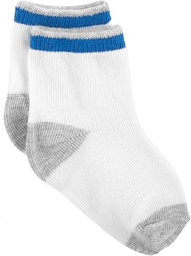 Miniatura 9 de Simple Joys by Carters Calcetines unisex para niños pequeños y bebés paquete de 12 Blanco, Gris y blanco., Amarillo/Gris/Verde Menta