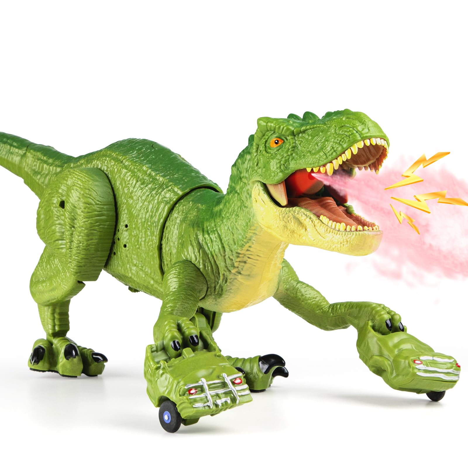 Remote Control T Rex Dinosaur Toys for Kids 3-5, 5-7, 8-12, 2.4G