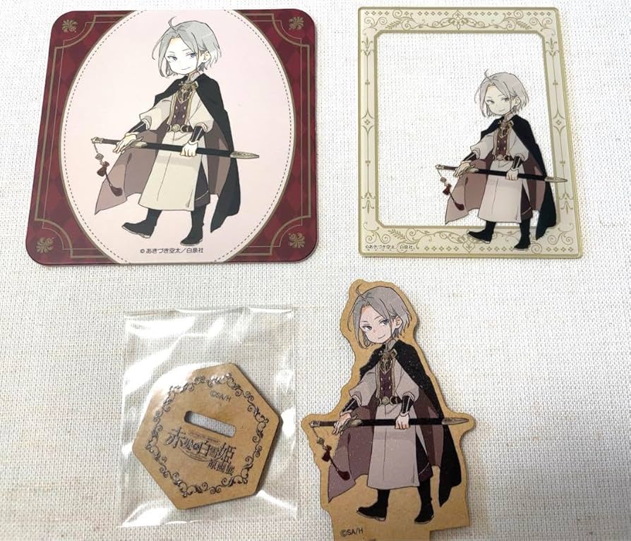 赤髪の白雪姫　原画展　出張スタンドカフェ　特典　コースター　全16種類 赤髪の白雪姫 原画展 あきづき空太 デビュー20周年記念 出張スタンド