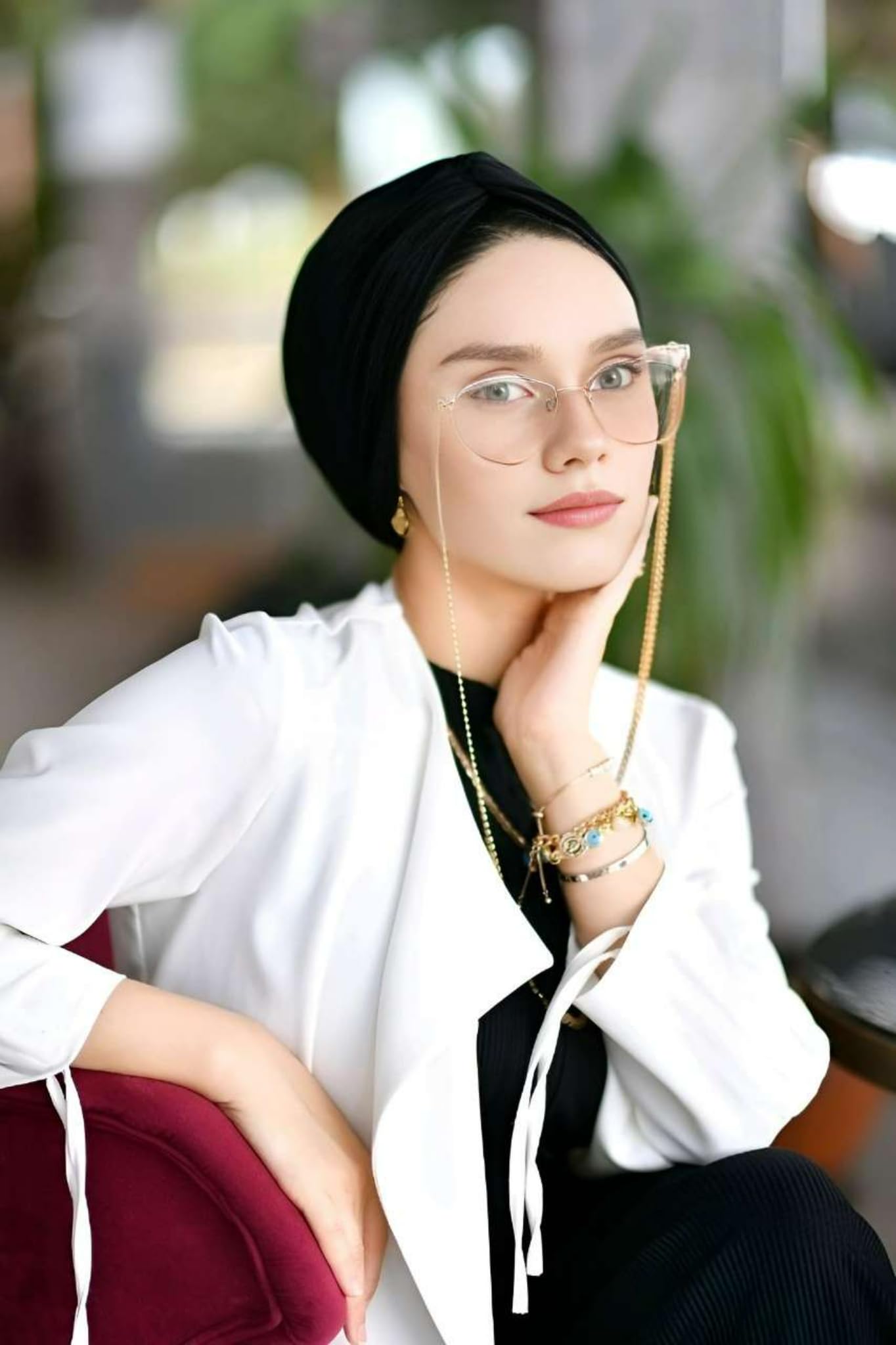 Panaviro Knot Turbans-Turbans For Women-Hijab For Women|Hair Wraps-Chemo-Cancer Head Wraps For Women|Hijab Undercap-Instant Hijab (Knot Turban, Black) (Black), Standard