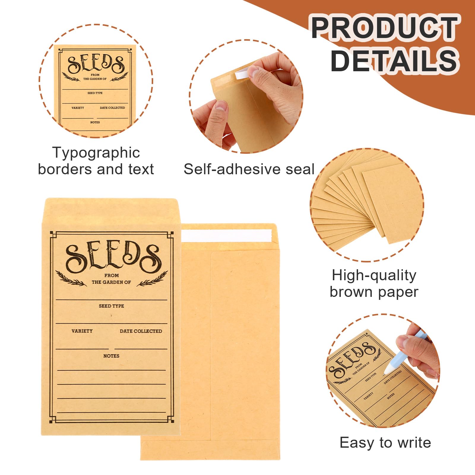 Seed Wallet Seed Packet Template Free Printable For Gardeners & Seed ...