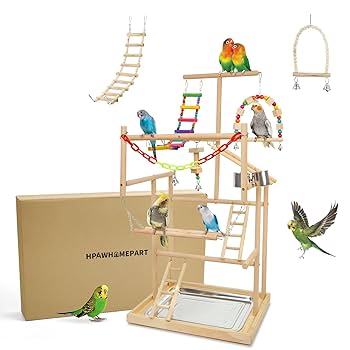 Amazon | バードアスレチック 鳥 遊び場 四層 バード