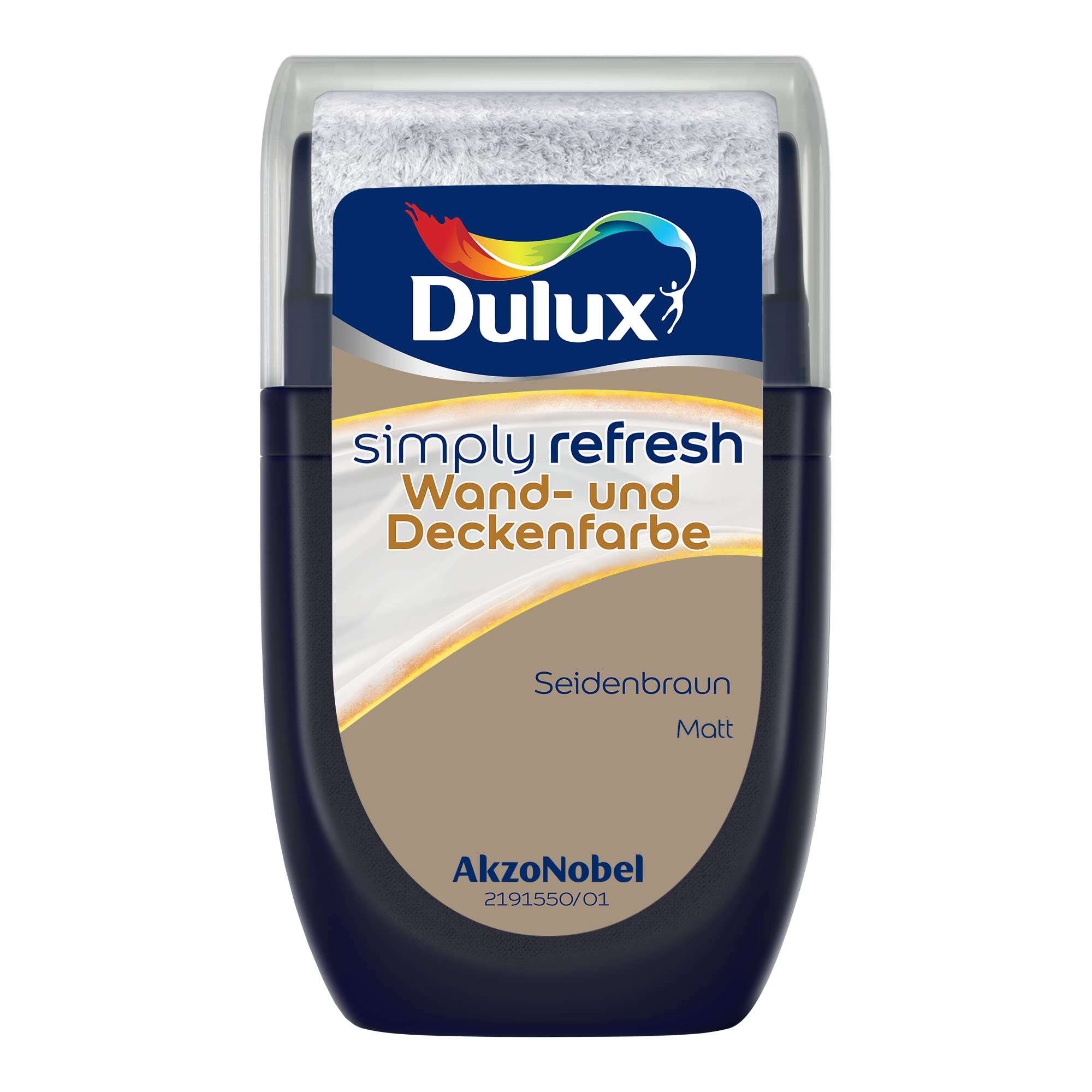 DuluxSimply Refresh Wall and Ceiling Paint Silk Brown Tester 30 ml