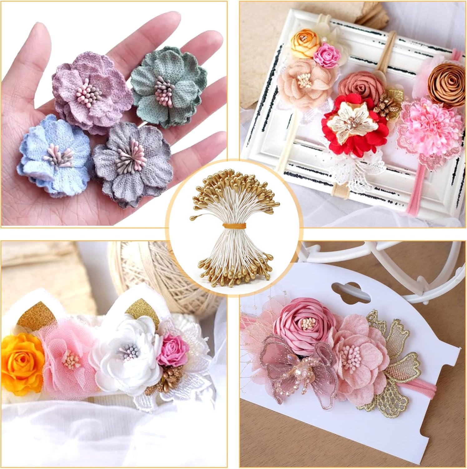 Amazon.co.jp: ShinyWay フラワー ペップ しべ 約150本入 造花 アート